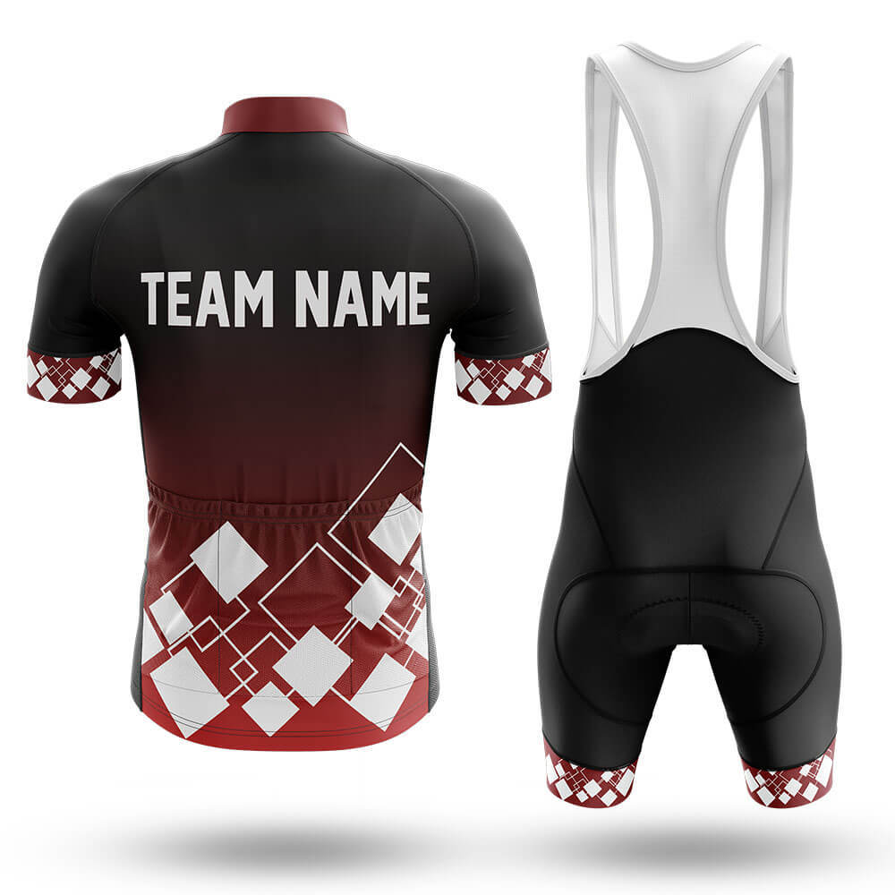 Custom Team Name V19 Red - Men's Cycling Kit