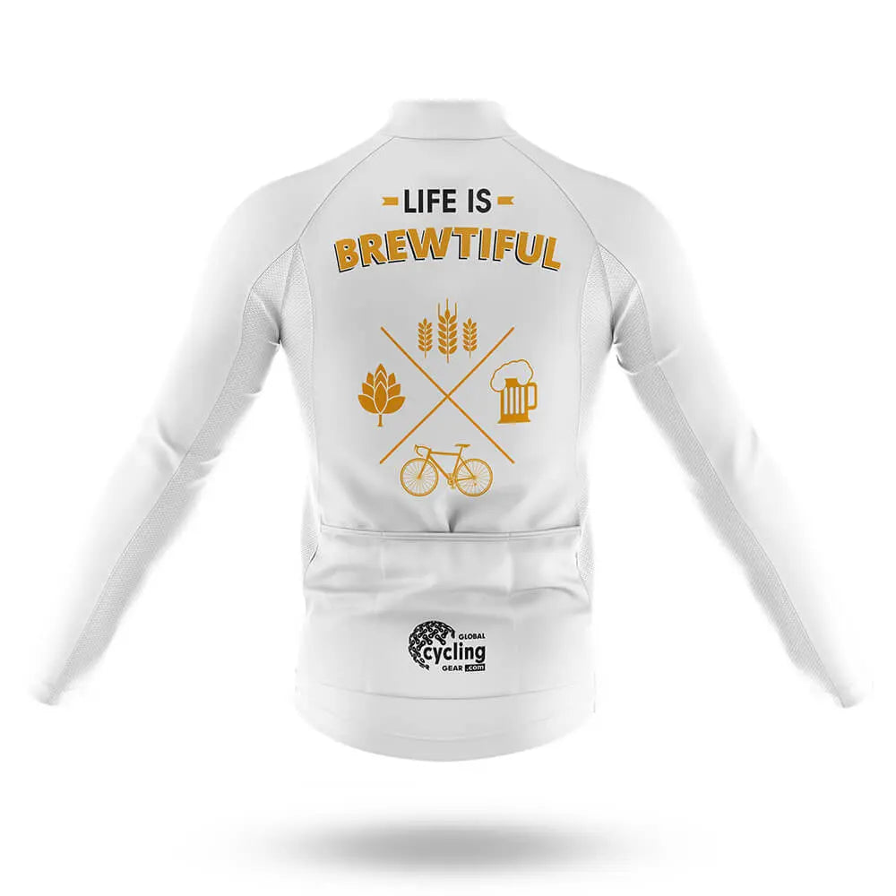 Brewtiful - White - Men's Cycling Kit