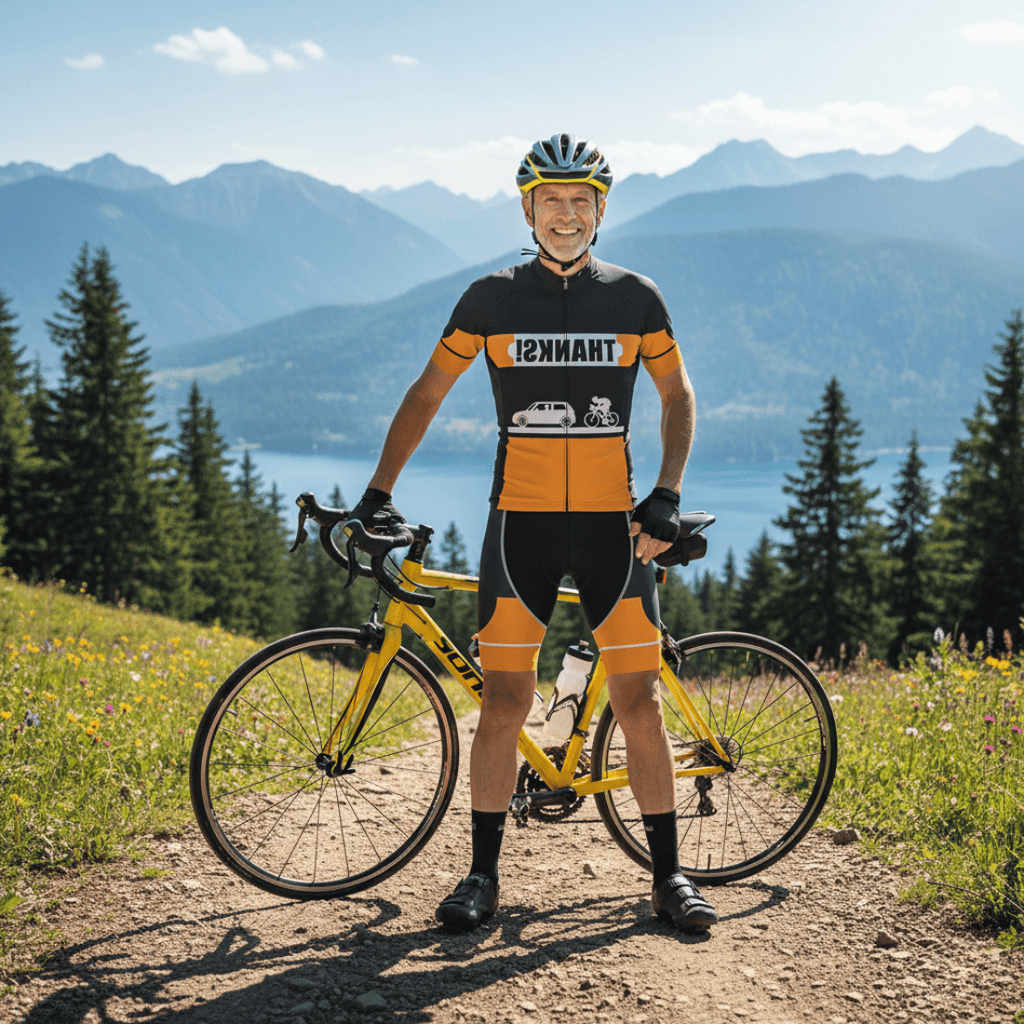 Don't Run Me Over - Safety Men's Cycling Kit