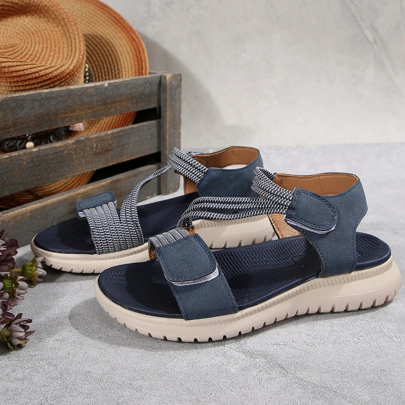 2026 Women New Fashion Elegant Sandals Summer Outdoor Sports Beach Wedge Height Increase Womens Comfortable Opened Toe Shoes