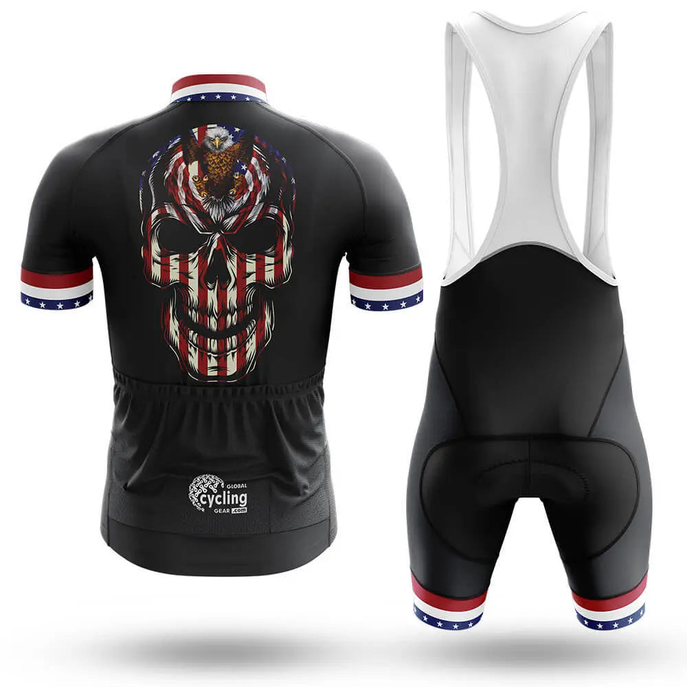USA Flag Skull - Men's Cycling Kit